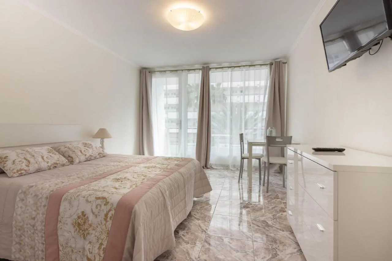 Apartment Tenerife Olympia Apart Hotel-Playa De Las Americas. Balcony, Sea View & Pool